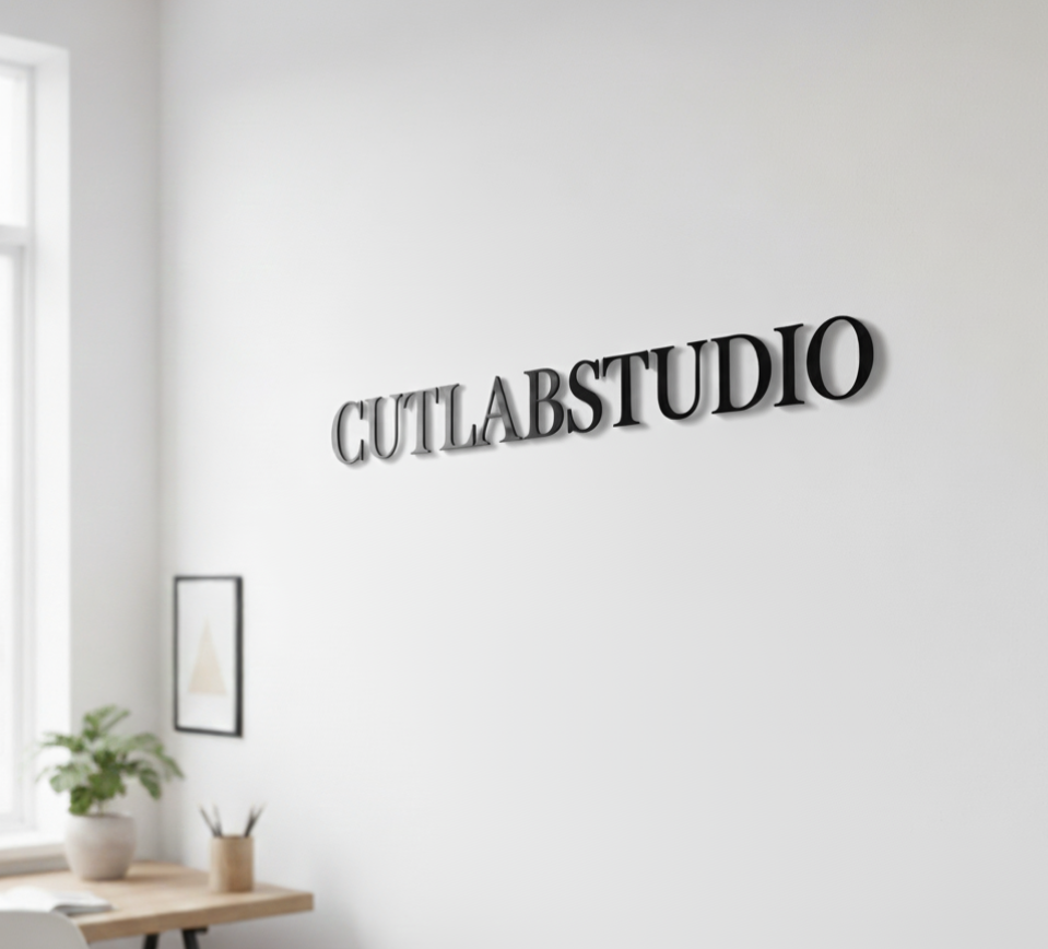 Huruf timbul akrilik